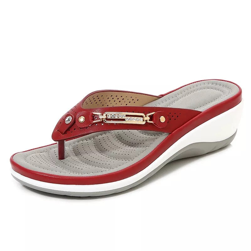 Sandalias de arco para mujer con plantilla acolchada para comodidad diaria
