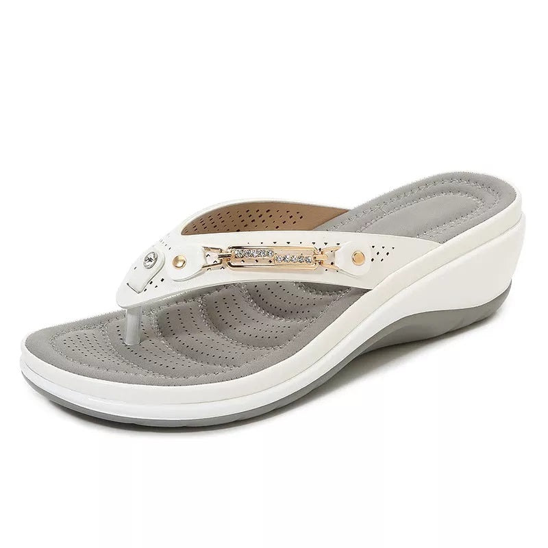 Sandalias de arco para mujer con plantilla acolchada para comodidad diaria