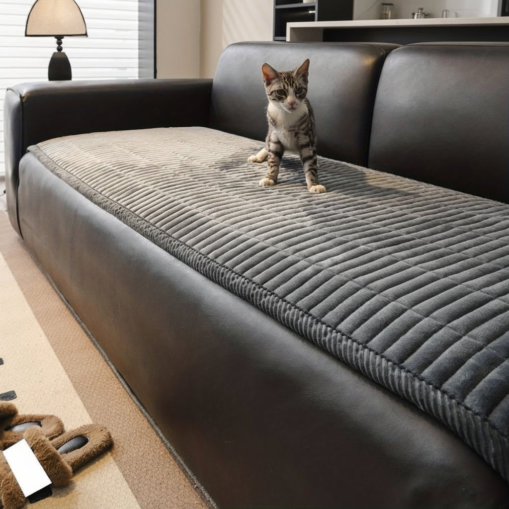 Furniguard vadderat mikrofiberöverdrag för soffa för ultimat skydd och komfort
