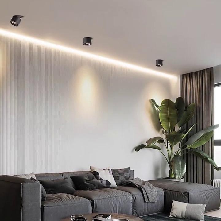 NovaLumen Adjustable Cylinder Recessed LED Ceiling Light