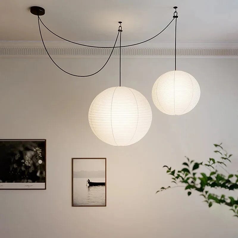 Paper Balloon Lamps With Parisian Flair For Hallways In Living Areas By Astra Cozy Glow