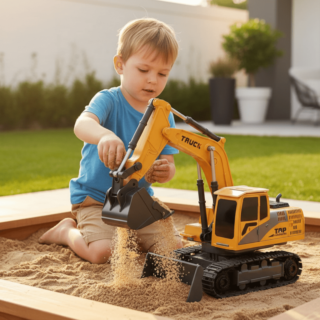 ExcPower RC Excavator With Lights And Realistic Sounds