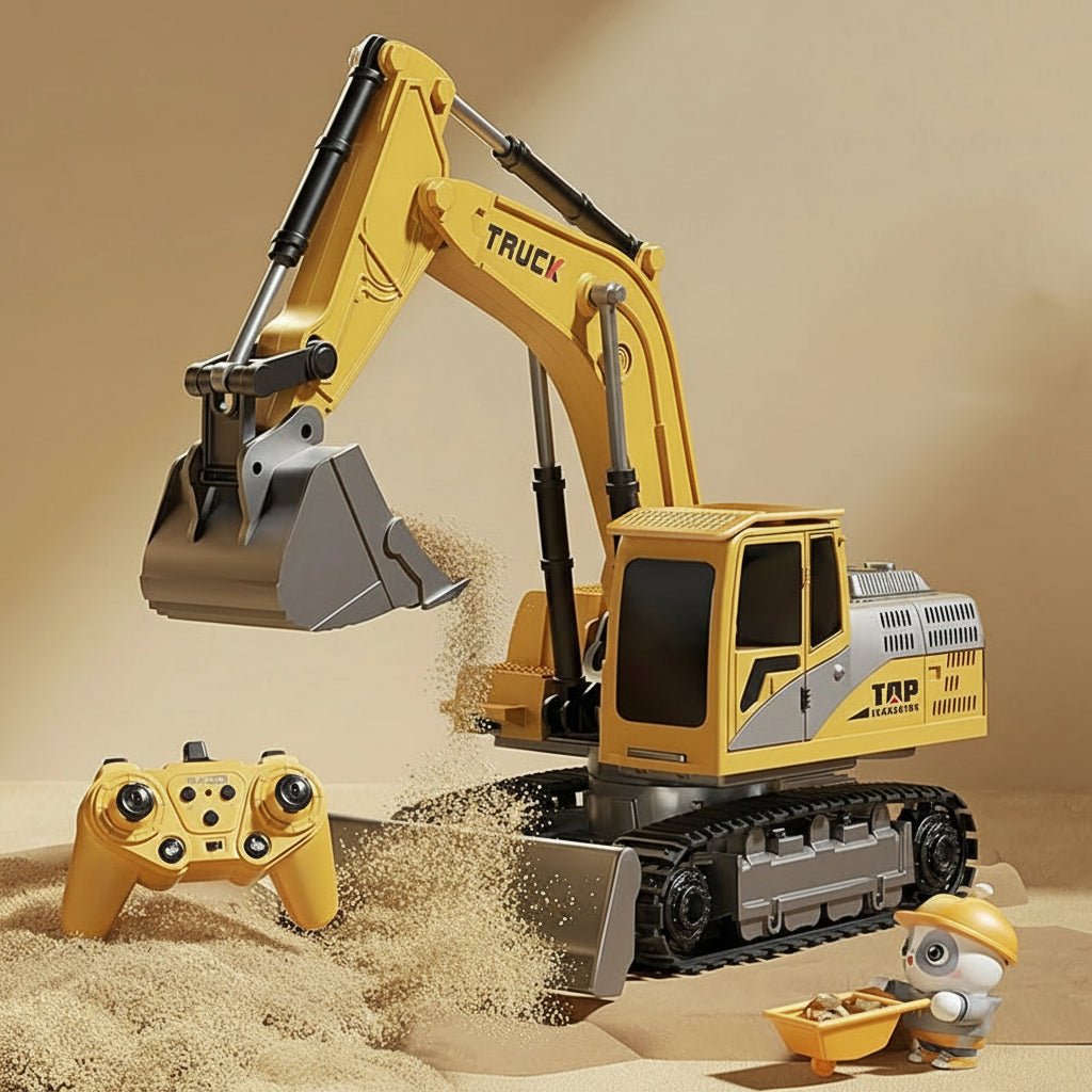 ExcPower RC Excavator With Lights And Realistic Sounds