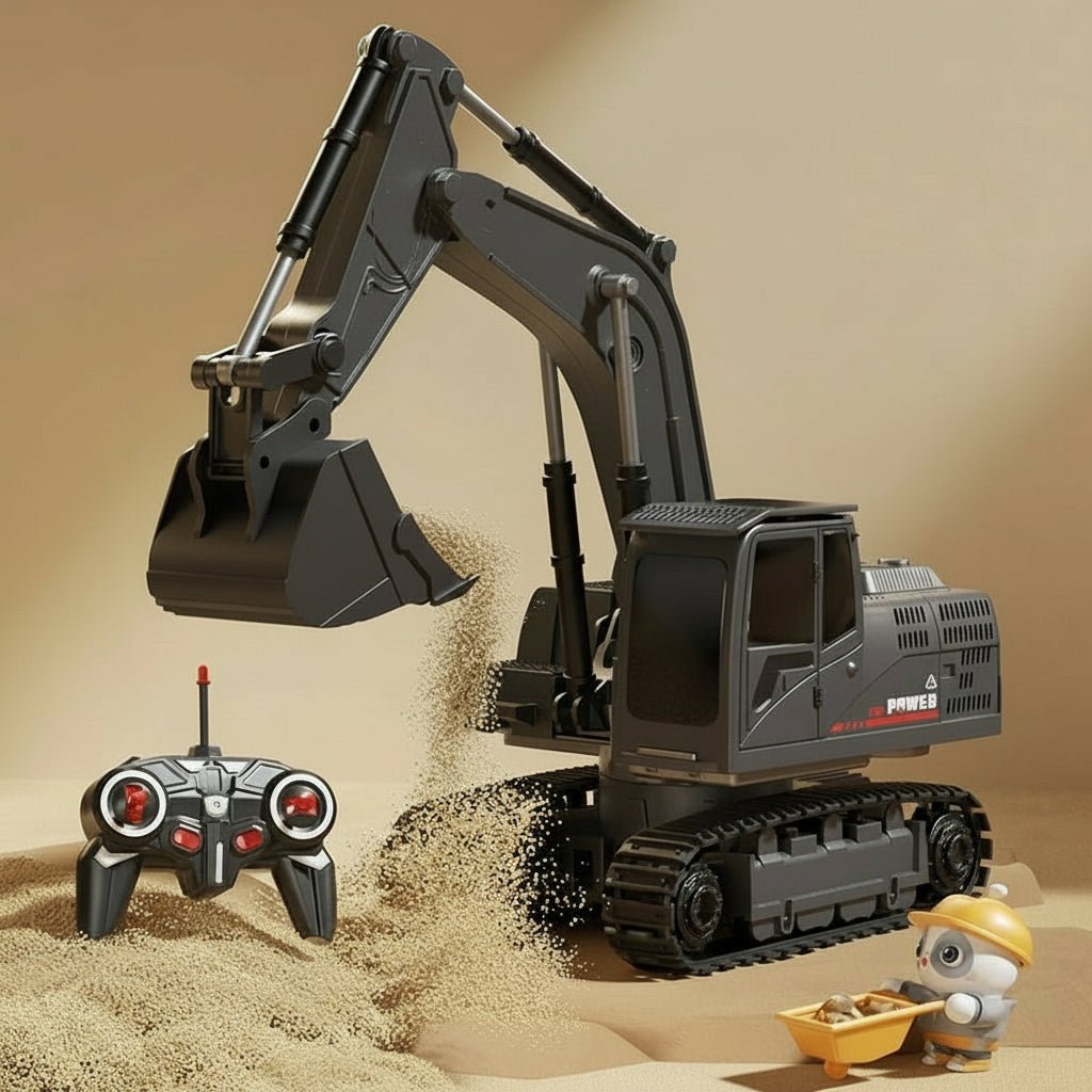 ExcPower RC Excavator With Lights And Realistic Sounds