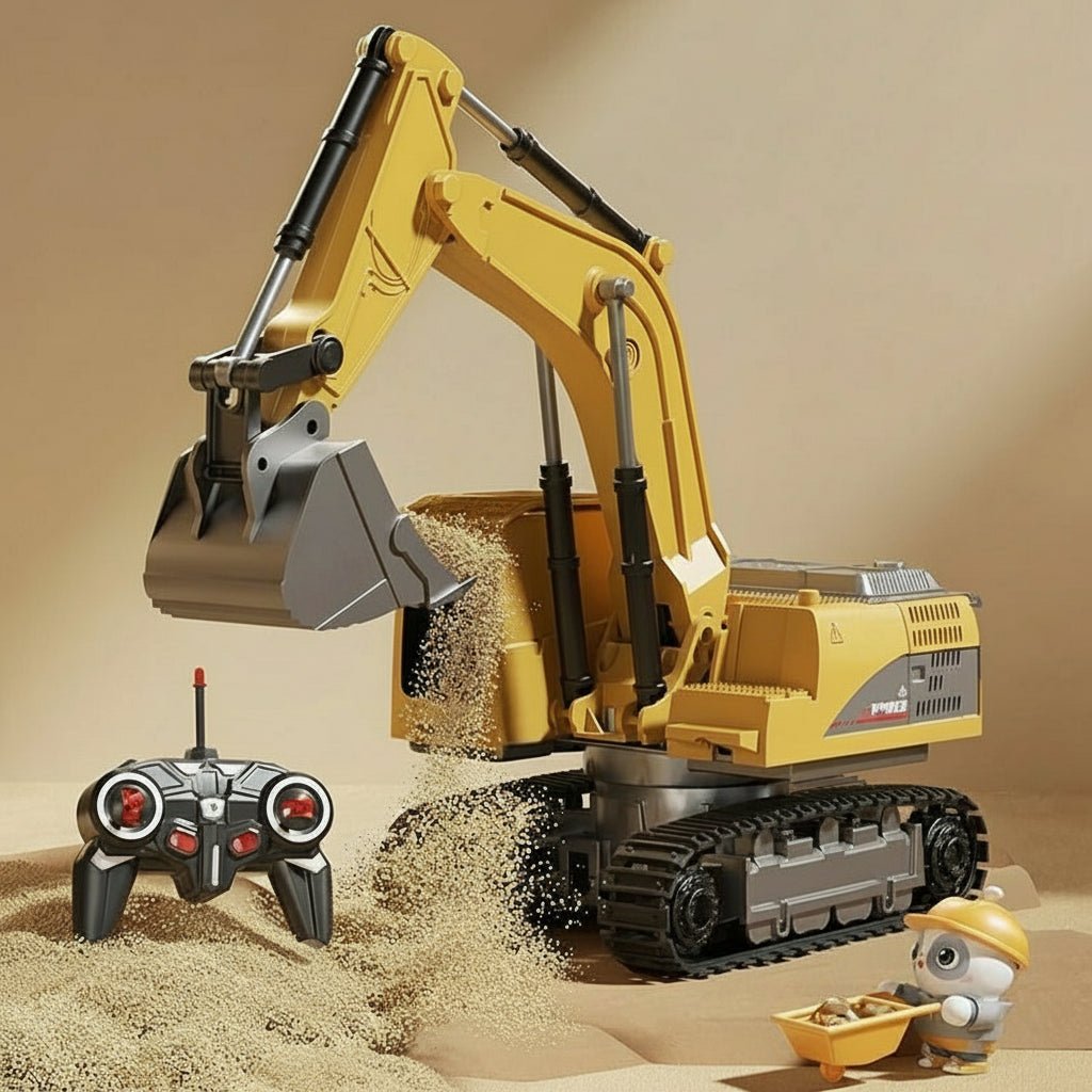 ExcPower RC Excavator With Lights And Realistic Sounds