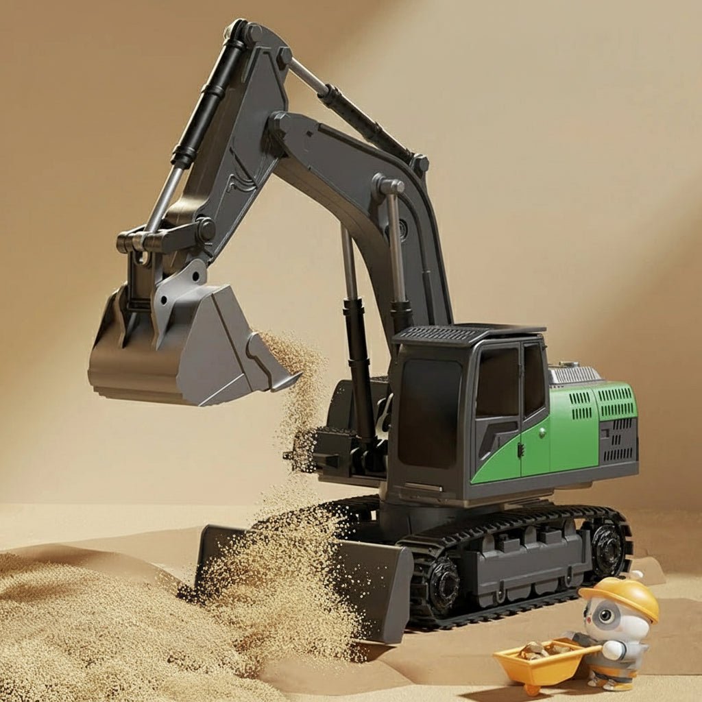 ExcPower RC Excavator With Lights And Realistic Sounds