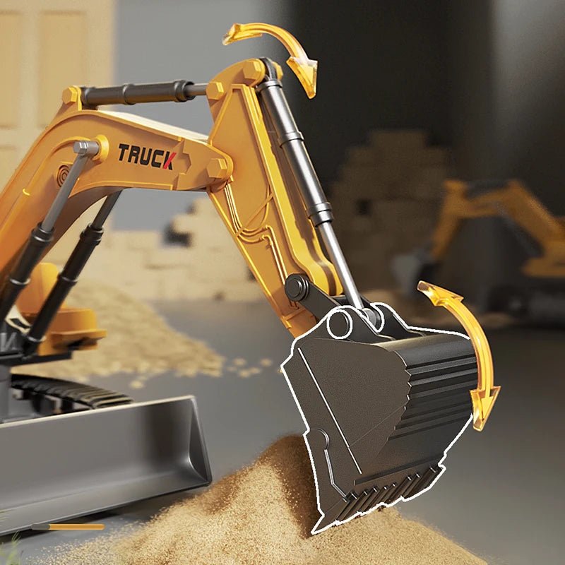 ExcPower RC Excavator With Lights And Realistic Sounds
