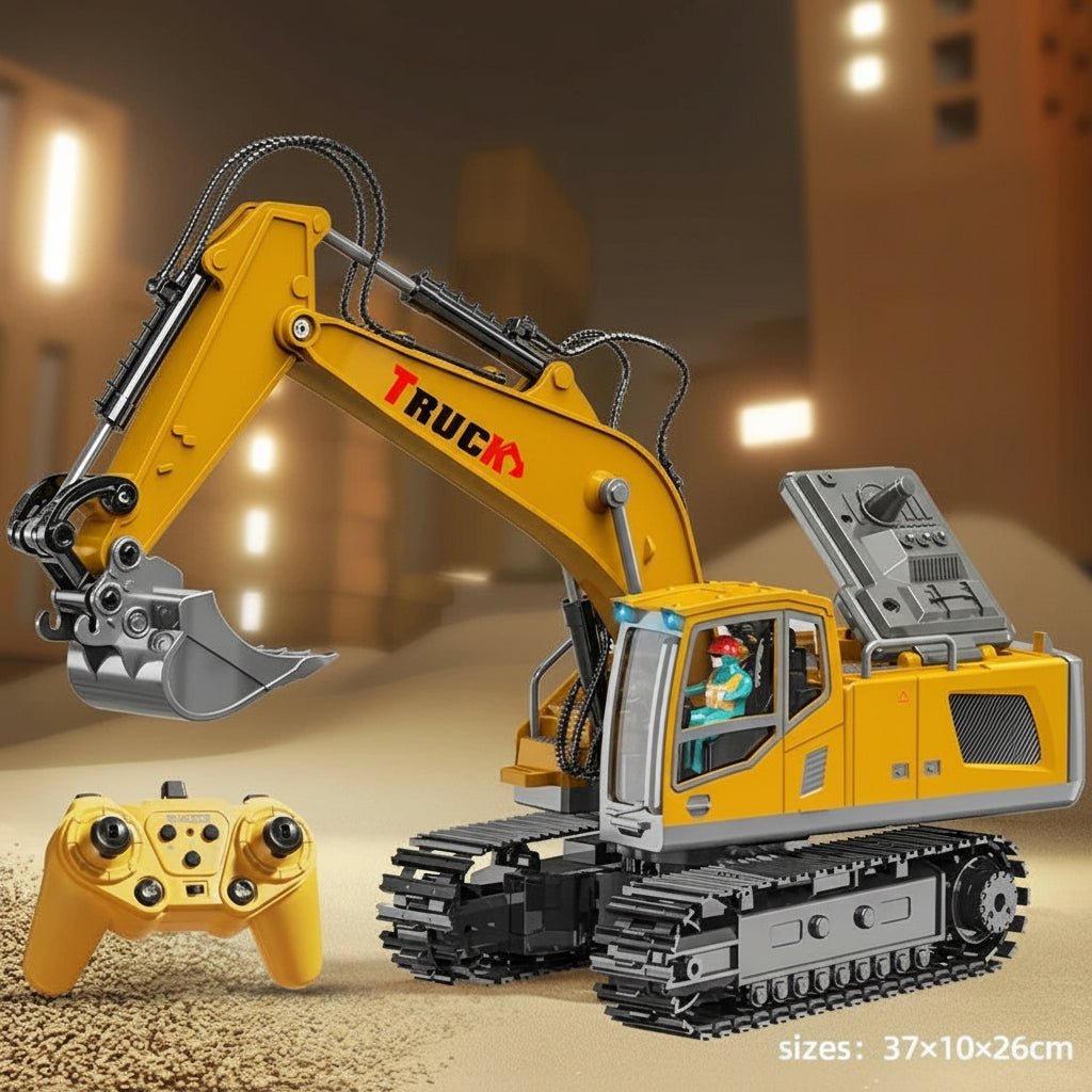 ExcPower RC Excavator With Lights And Realistic Sounds