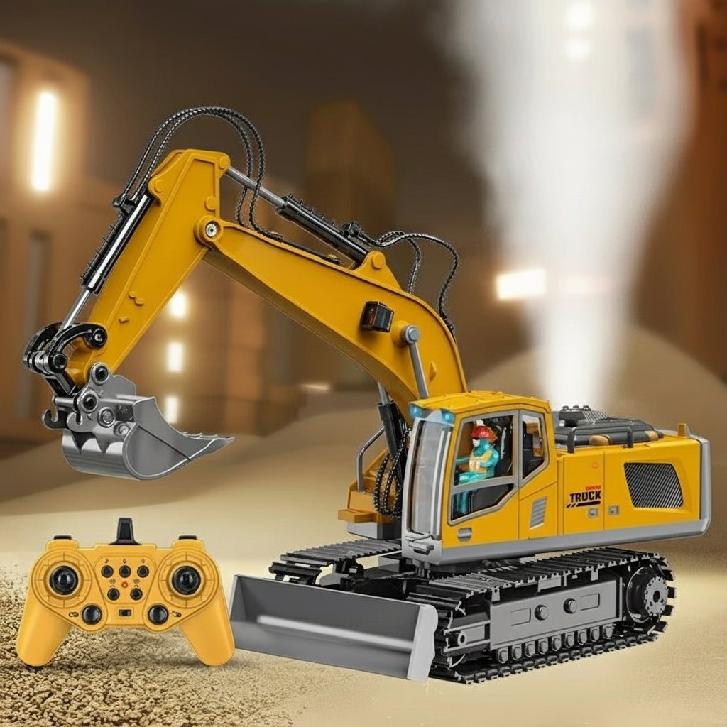 ExcPower RC Excavator With Lights And Realistic Sounds