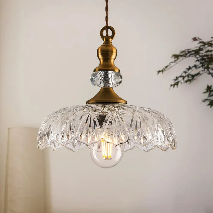 Solara Mini Glas Køkkenpendel Mid Century Retro Accent til Øer