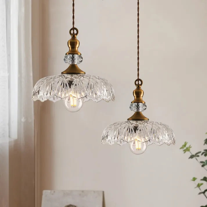 Solara Mini Glas Køkkenpendel Mid Century Retro Accent til Øer