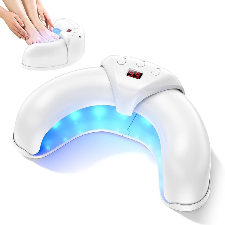 Multi Nail LED Light Therapy Device For Toenail Care