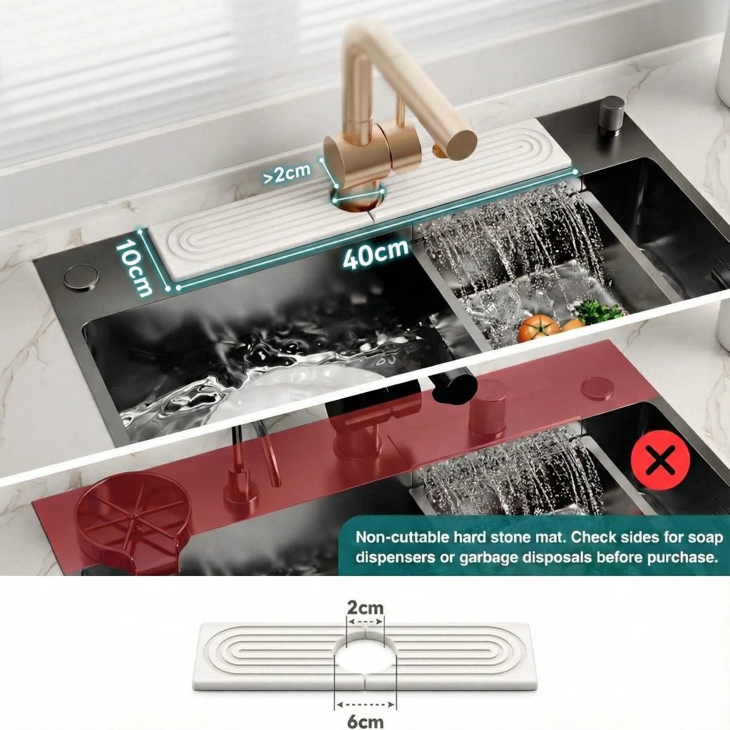 StoneFlow Drying Mat With Instant Drying For Busy Kitchens
