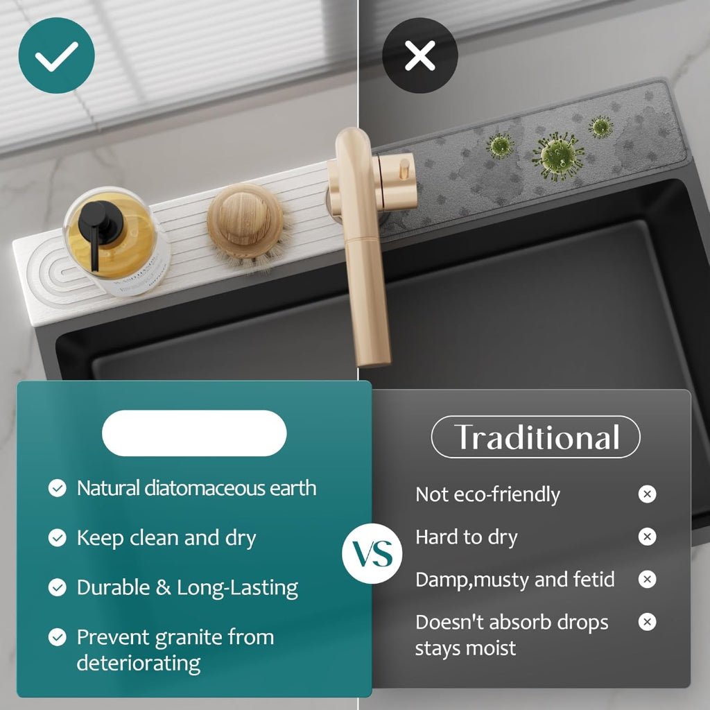 StoneFlow Drying Mat With Instant Drying For Busy Kitchens
