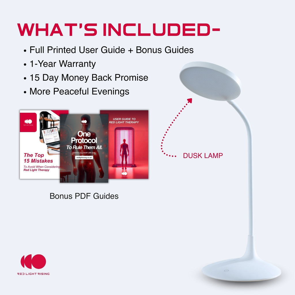 Velvet Dusk Cozy Red Glow Night Lamp For Home Bedroom And Desk