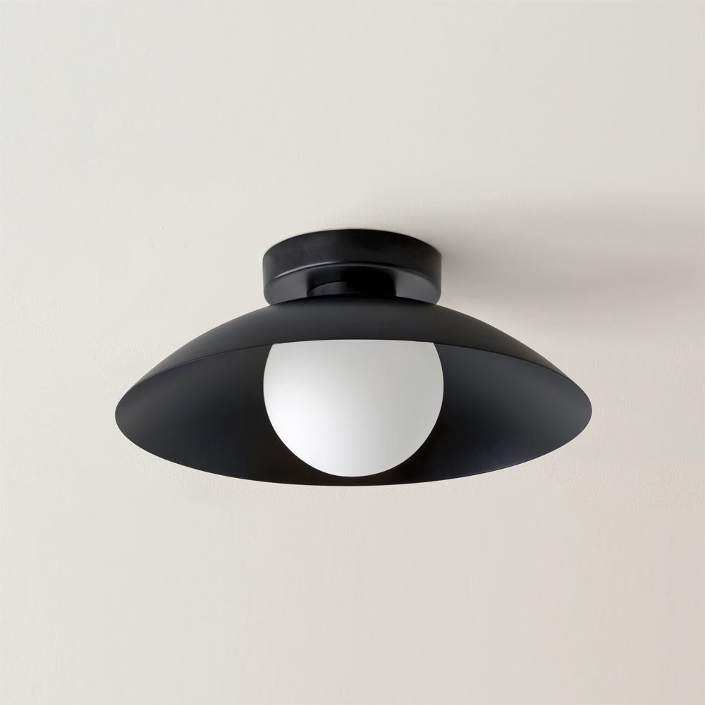 Nova Minimalist Tavan Lambası, Sıcak Ortam Işığı İçin Buzlu Cam Difüzörlü