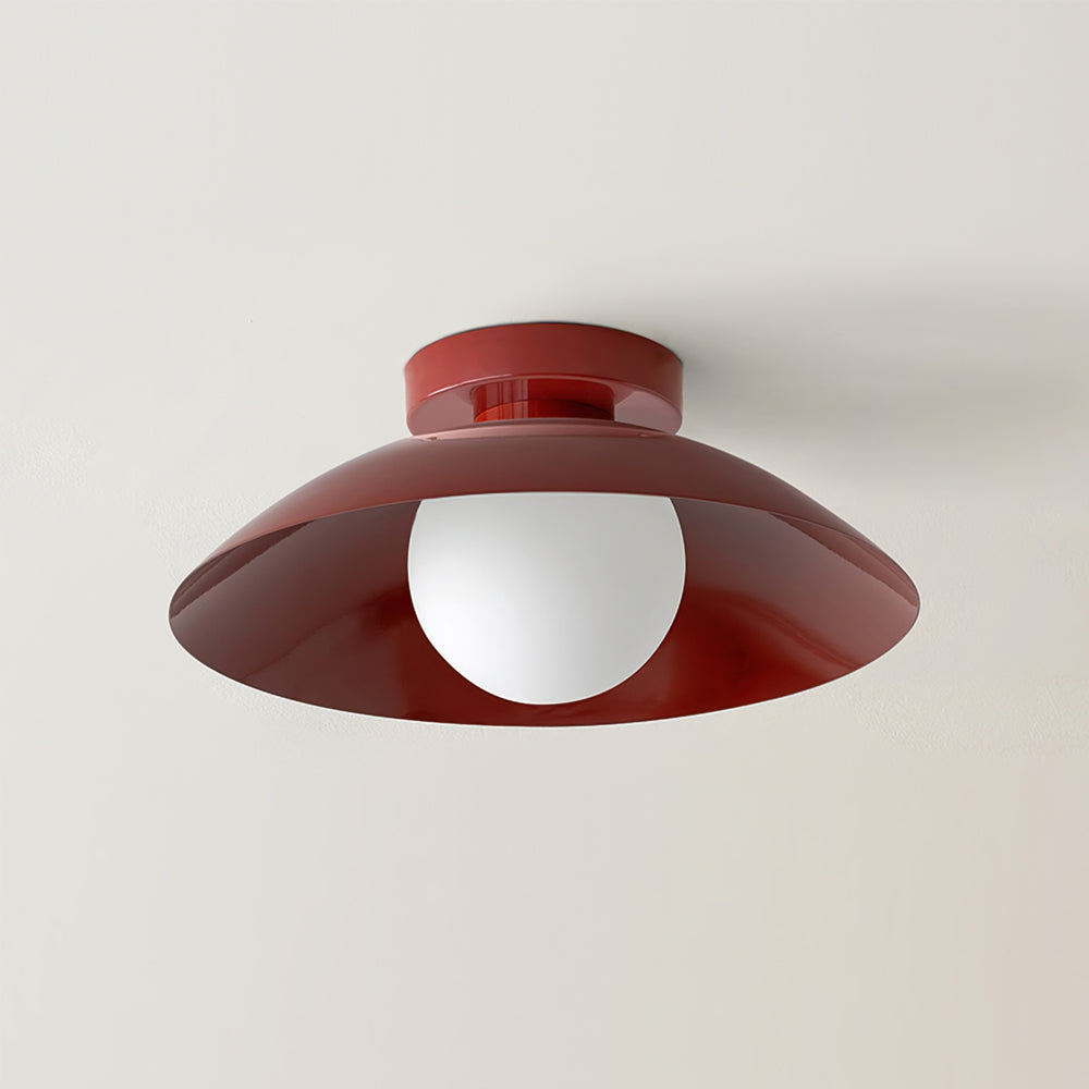 Nova Minimalist Tavan Lambası, Sıcak Ortam Işığı İçin Buzlu Cam Difüzörlü
