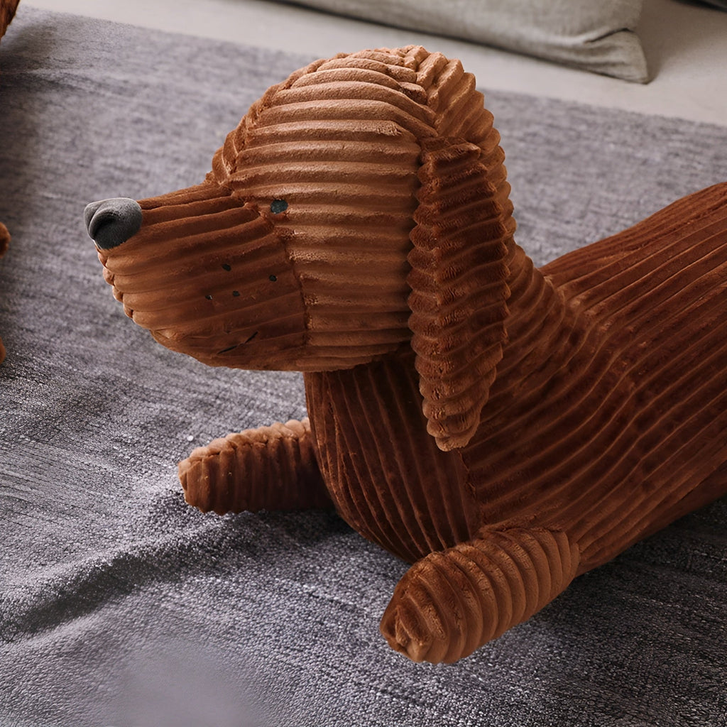 Plushdox ergonomický polštář pro jezevčíka na podporu krku a zad