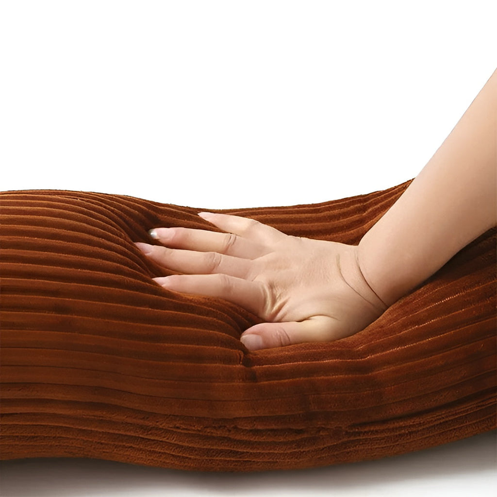 Plushdox ergonomický polštář pro jezevčíka na podporu krku a zad