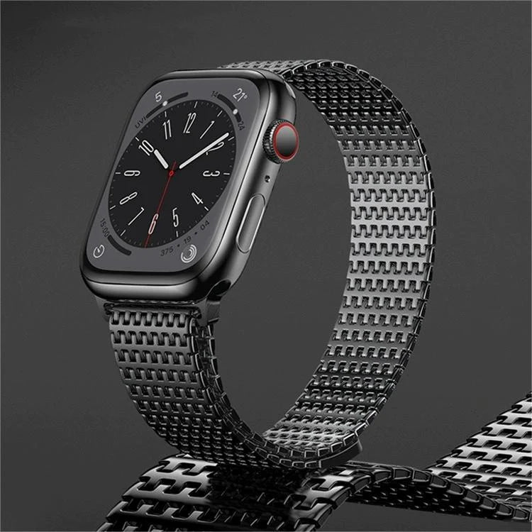 Bracelet magnétique en acier NovaForge inspiré de Corbusier pour Apple Watch