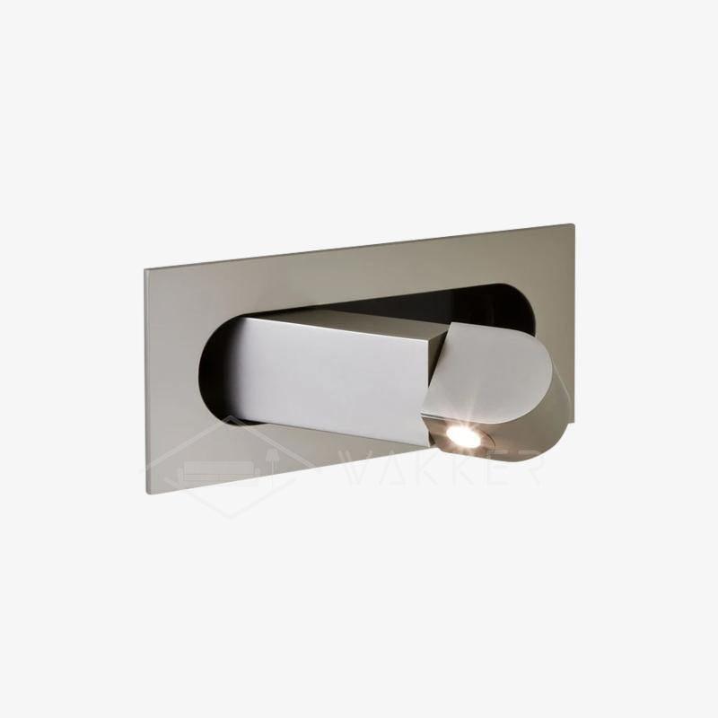 Lampada da parete LED da comodino LumaNova Arc con retroilluminazione ambientale