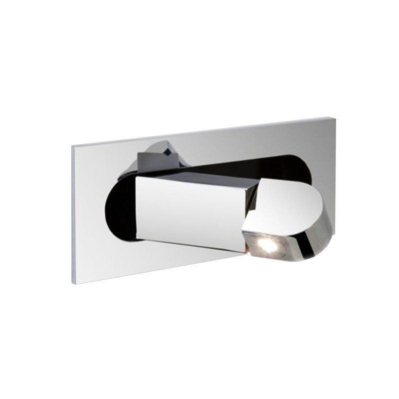 Lampada da parete LED da comodino LumaNova Arc con retroilluminazione ambientale
