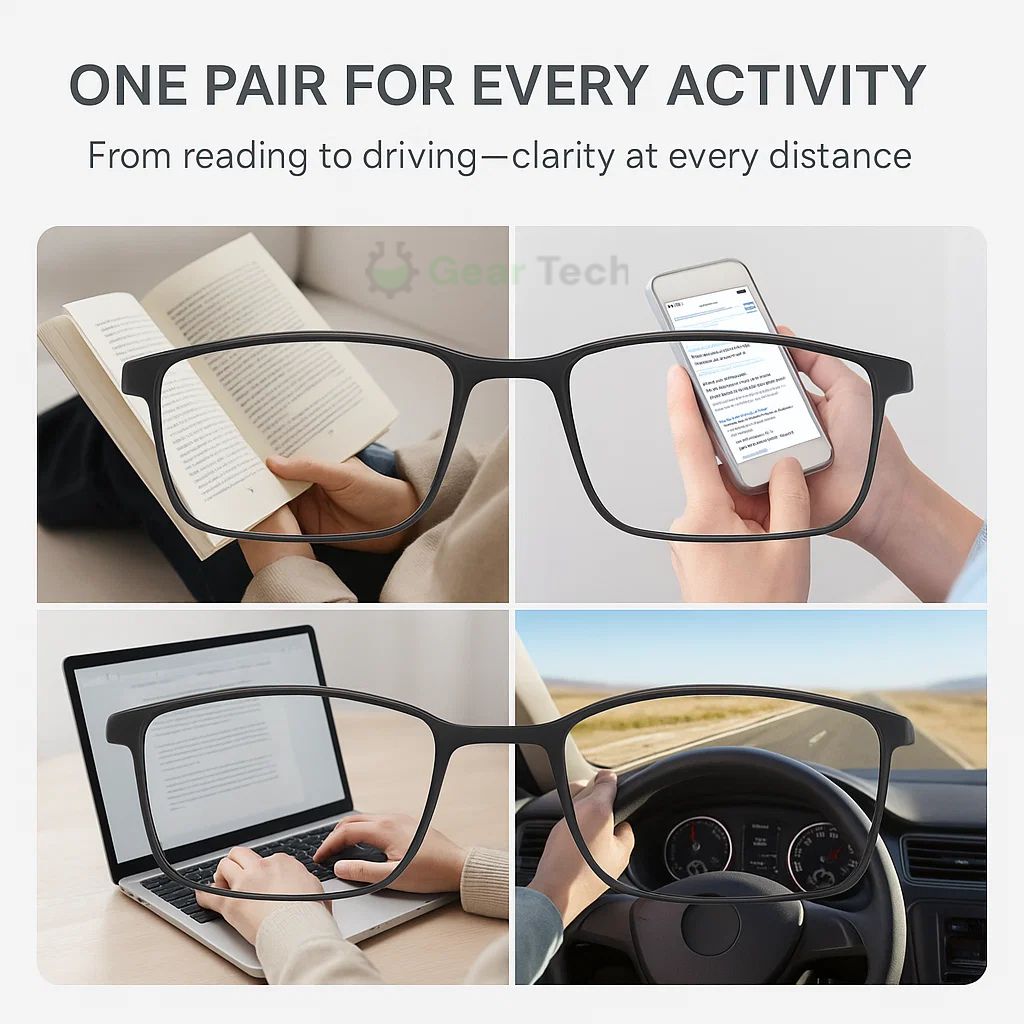 German-Designed Progressive Eyeglasses for Everyday Clarity