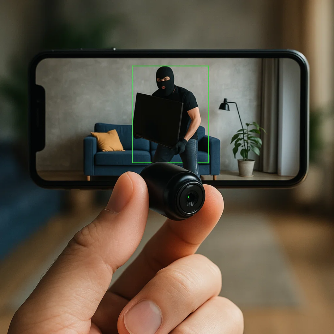 AeroGuard Hidden Wireless Surveillance Camera For Nanny Monitoring With Audio