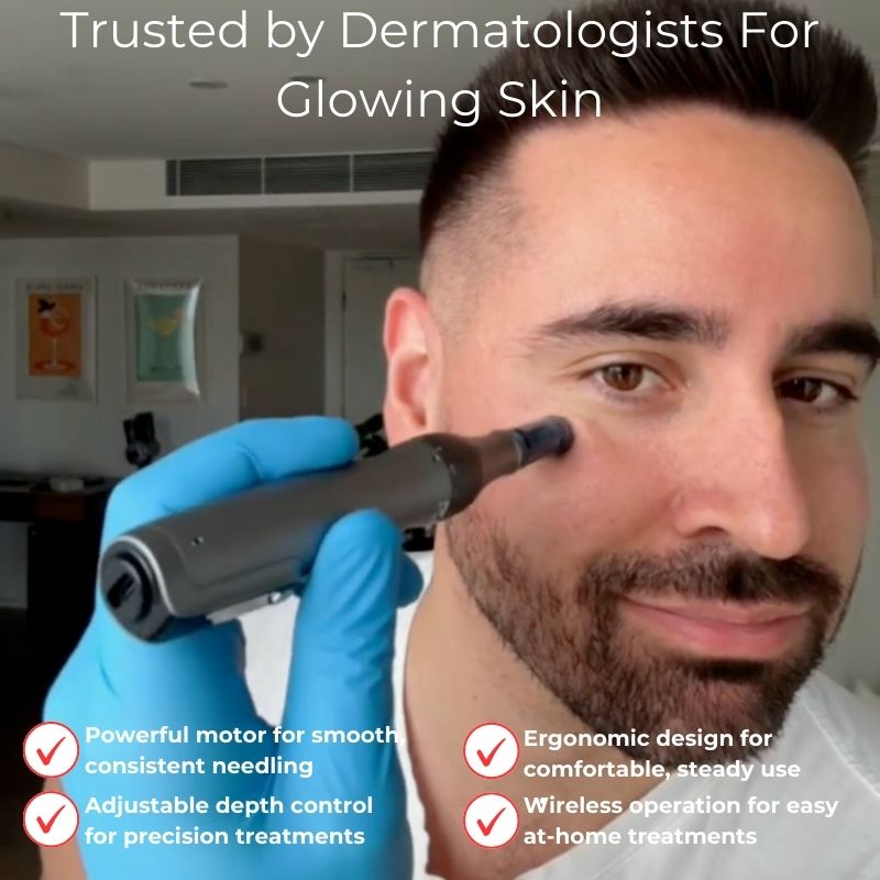 NovaDerm M8S At-Home Microneedling Pen For Skin Renewal