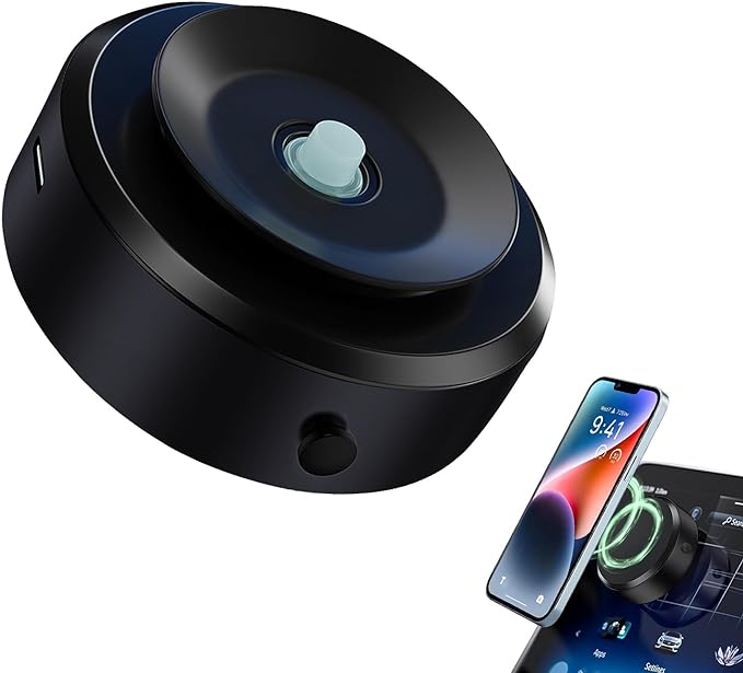 Phone Holder Magnetic Car Mount With Dual Sided Base Suction Cup