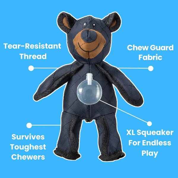 Rugged Paw Bear Shaped Chew Toy For Heavy Chewers Today