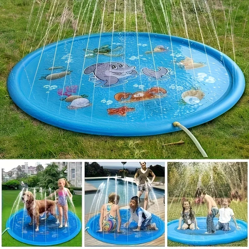 Splashpaws venkovní koupací vana pro domácí mazlíčky se stříkacím systémem
