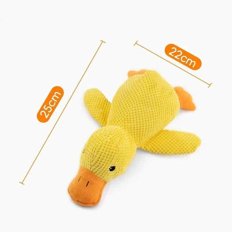 Quacktuff Goose Kestävä Pehmolelu Särisevällä Äänellä Aktiivisille Lemmikeille