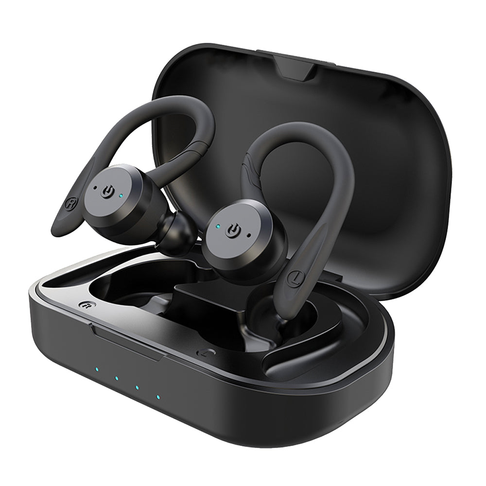 Auriculares inalámbricos PulseGuard Bluetooth 5 con larga duración de batería IPX7
