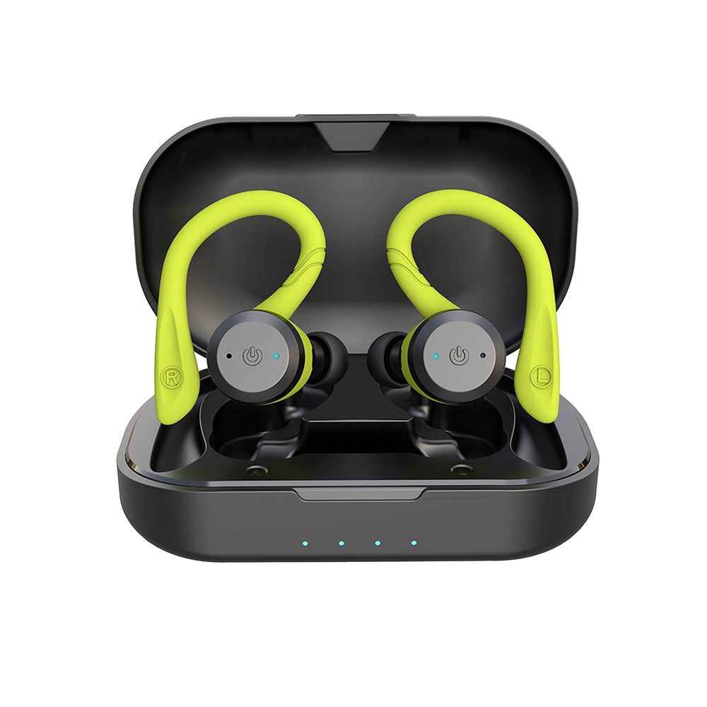 Auriculares inalámbricos PulseGuard Bluetooth 5 con larga duración de batería IPX7