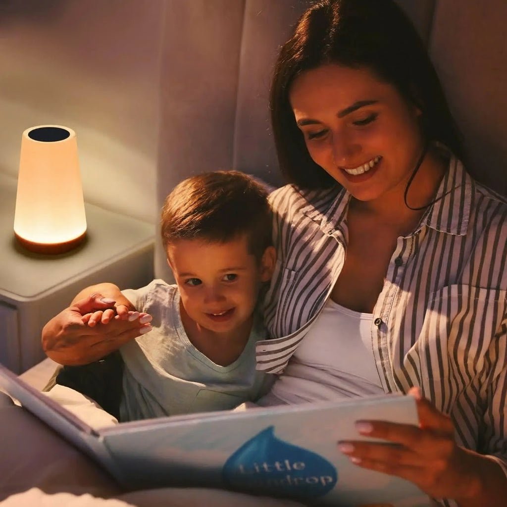 LuminaNest Draagbaar Instelbaar Nachtlampje Met Touch En Afstandsbediening Voor Slaapkamers En Kinderen