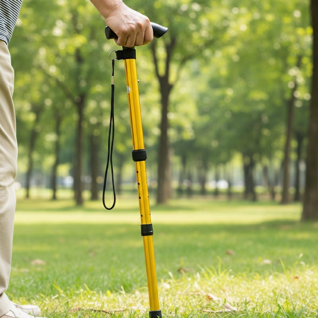 Bengala Leve de Alumínio EaseWalker para Idosos com Alívio Ergonómico nas Articulações