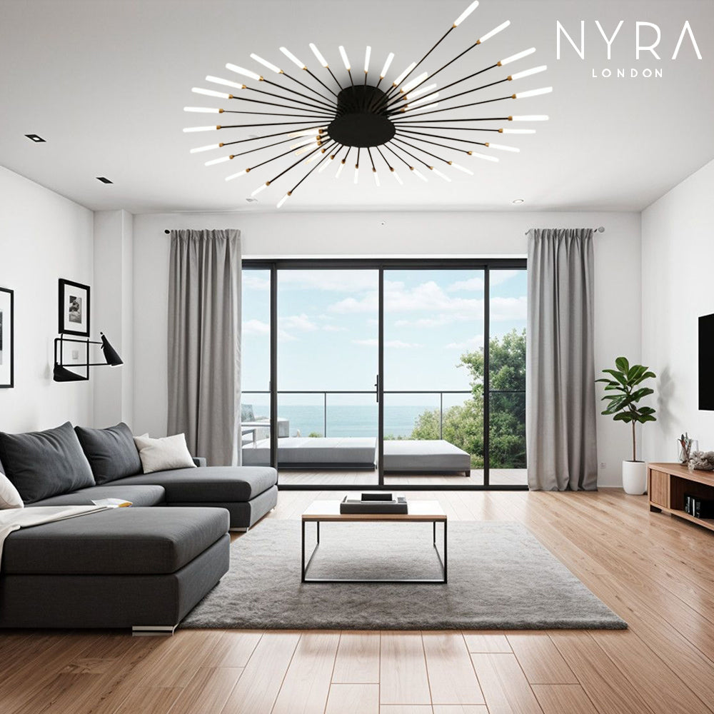 Lampa wisząca LumaSpike w stylu różdżki do nowoczesnych pomieszczeń