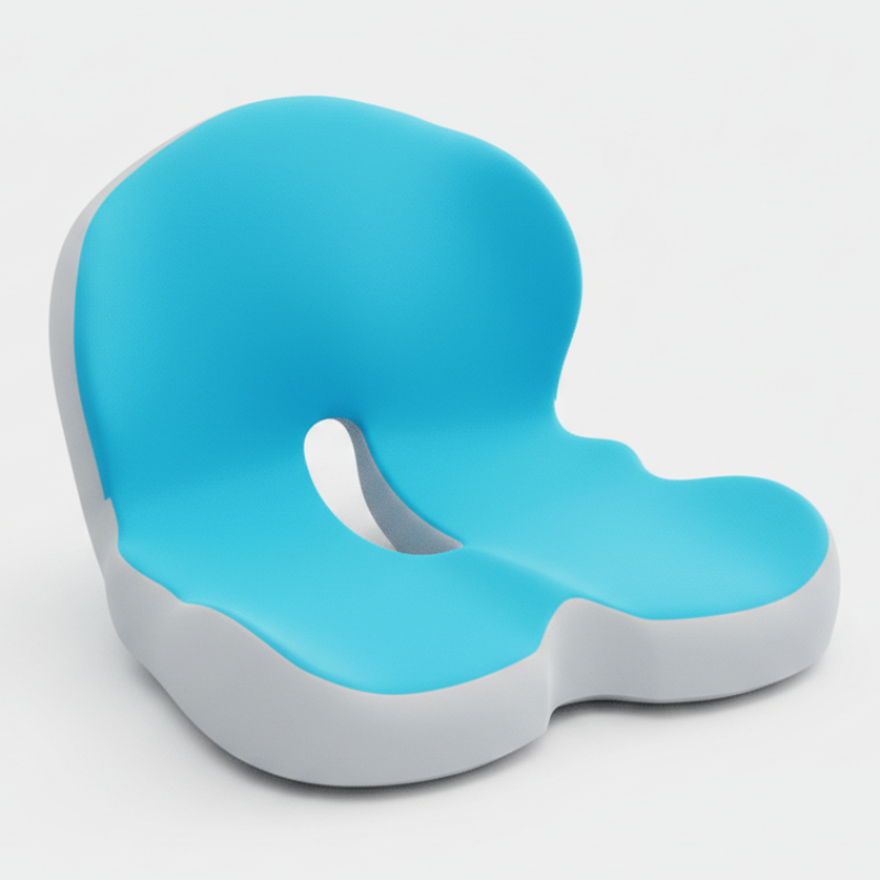 Sleepzen ergonomisch contourkussen met traagschuim voor nek- en rugondersteuning