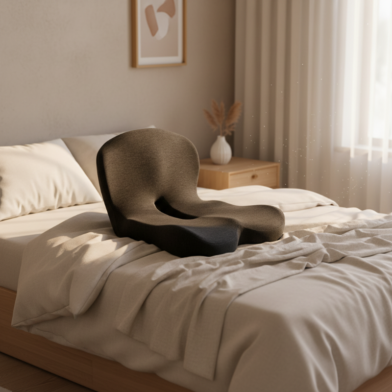 Sleepzen ergonomisch contourkussen met traagschuim voor nek- en rugondersteuning