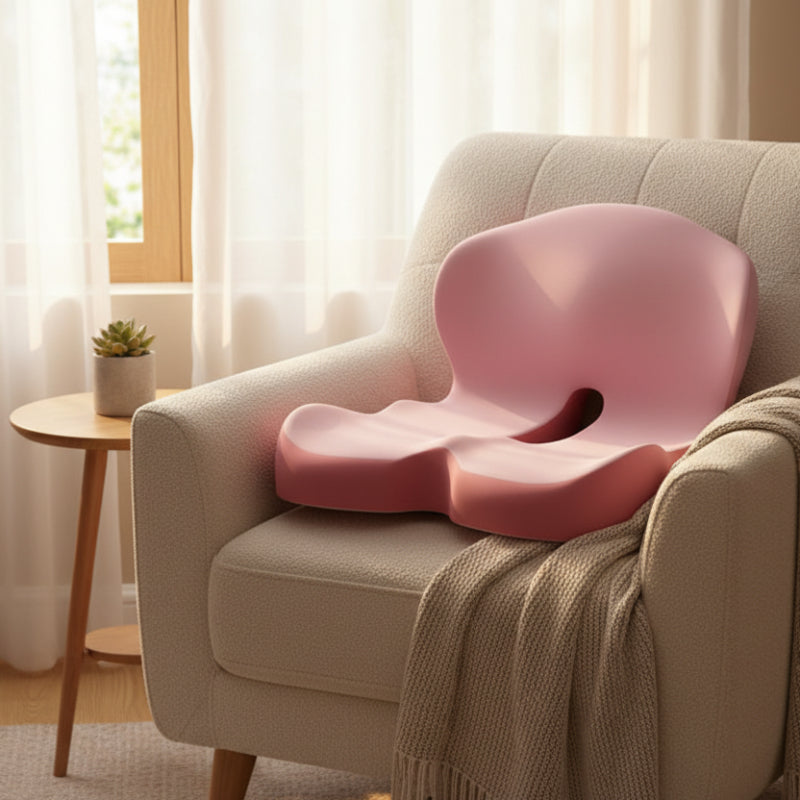 Sleepzen ergonomisch contourkussen met traagschuim voor nek- en rugondersteuning