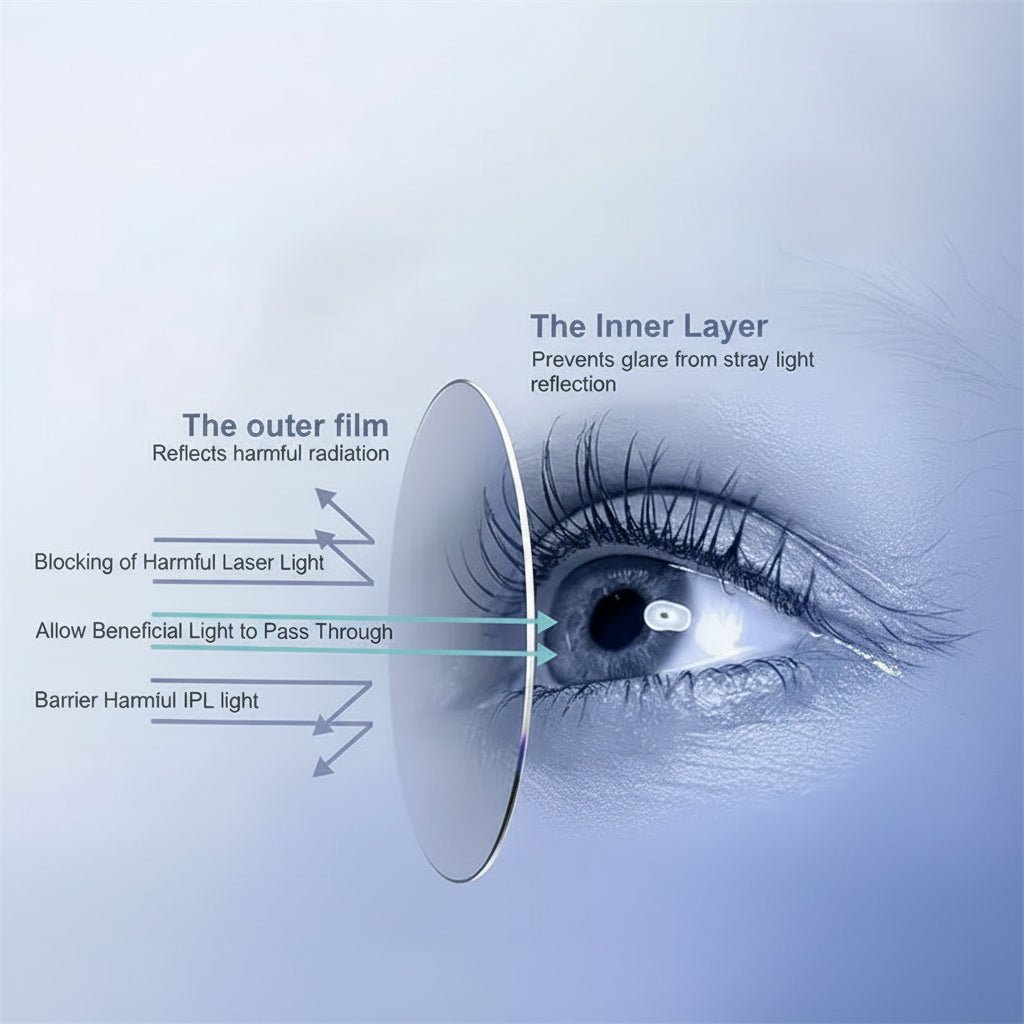 LumiGlow Lichttherapie-Brille für tägliches Wohlbefinden mit stabilem, bequemem Sitz