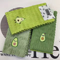 Avokitch Eco Friendly Dish Towels With Avocado Print Set Of 4 Highly Absorbent
