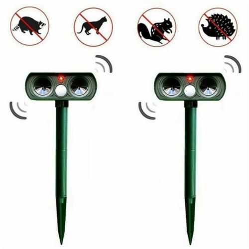 Pestward Solar Motion Device For Humane Garden Protection