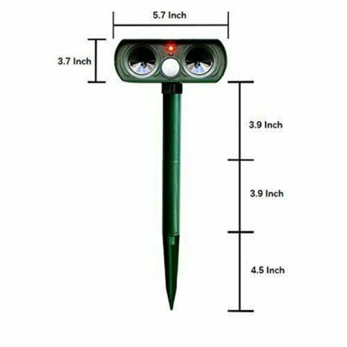 Pestward Solar Motion Device For Humane Garden Protection