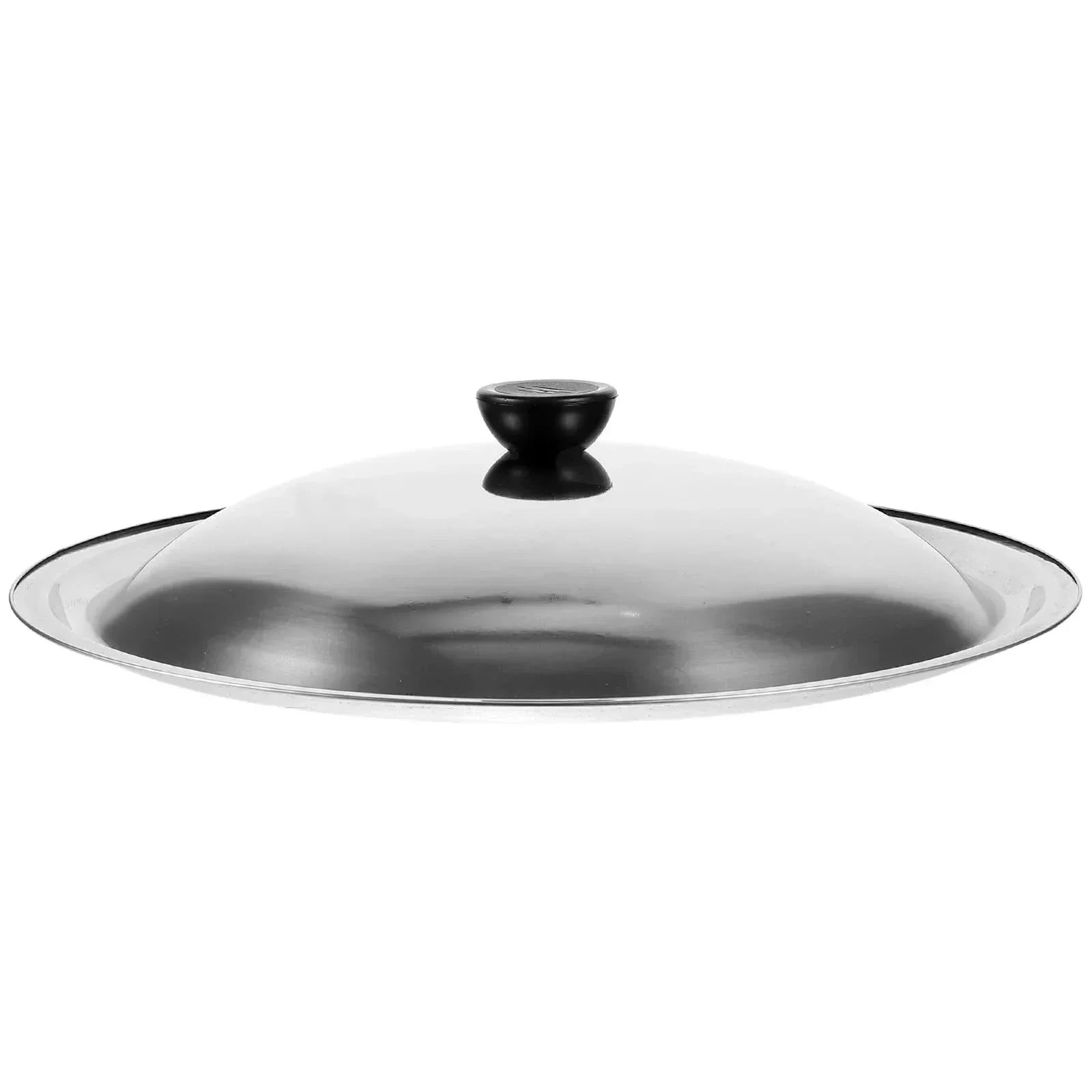 NovaCover Universeller Deckel aus Edelstahl für Woks und Pfannen, hitzebeständig für Köche