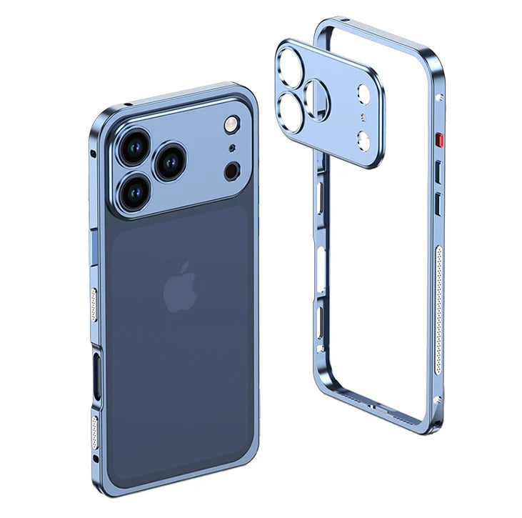 iPhoneおよびその他のデバイス用AeroGuardアルミニウムMagSafeバンパーケース
