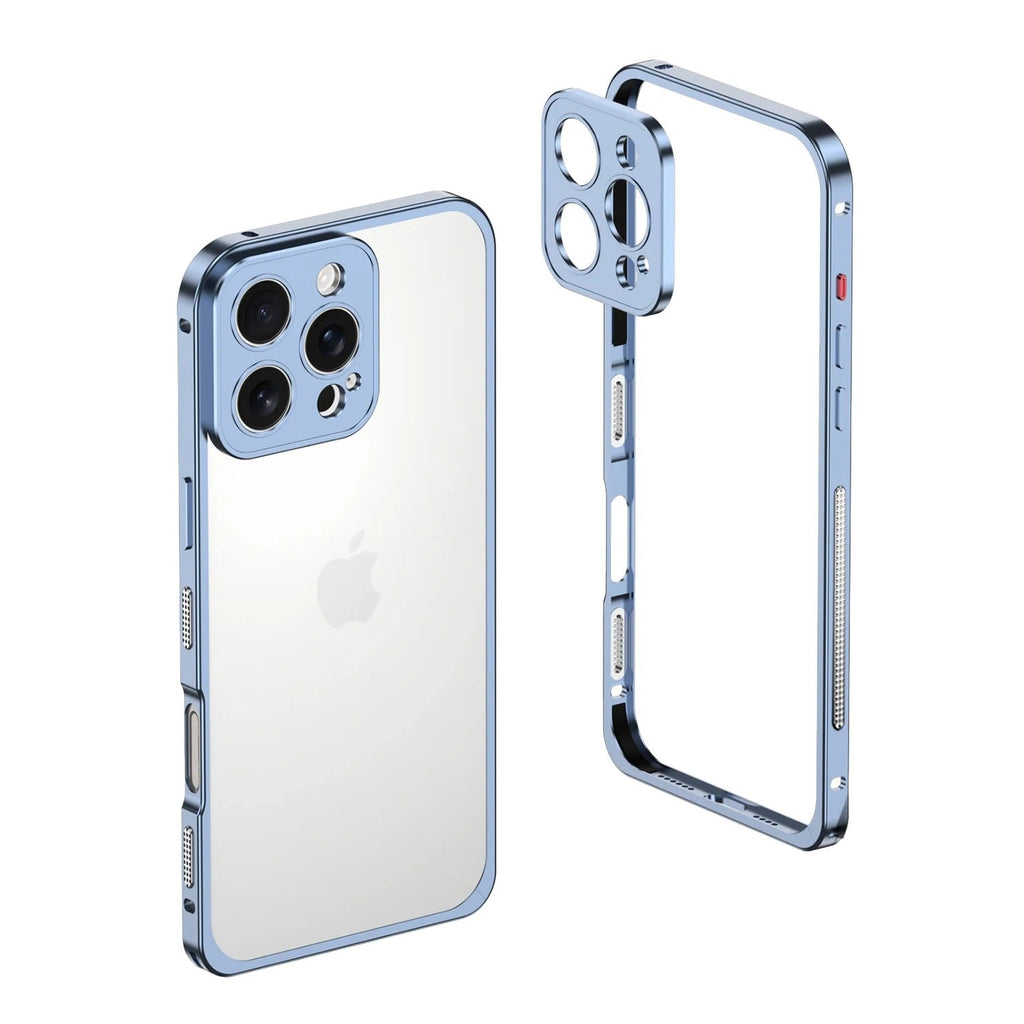 iPhoneおよびその他のデバイス用AeroGuardアルミニウムMagSafeバンパーケース