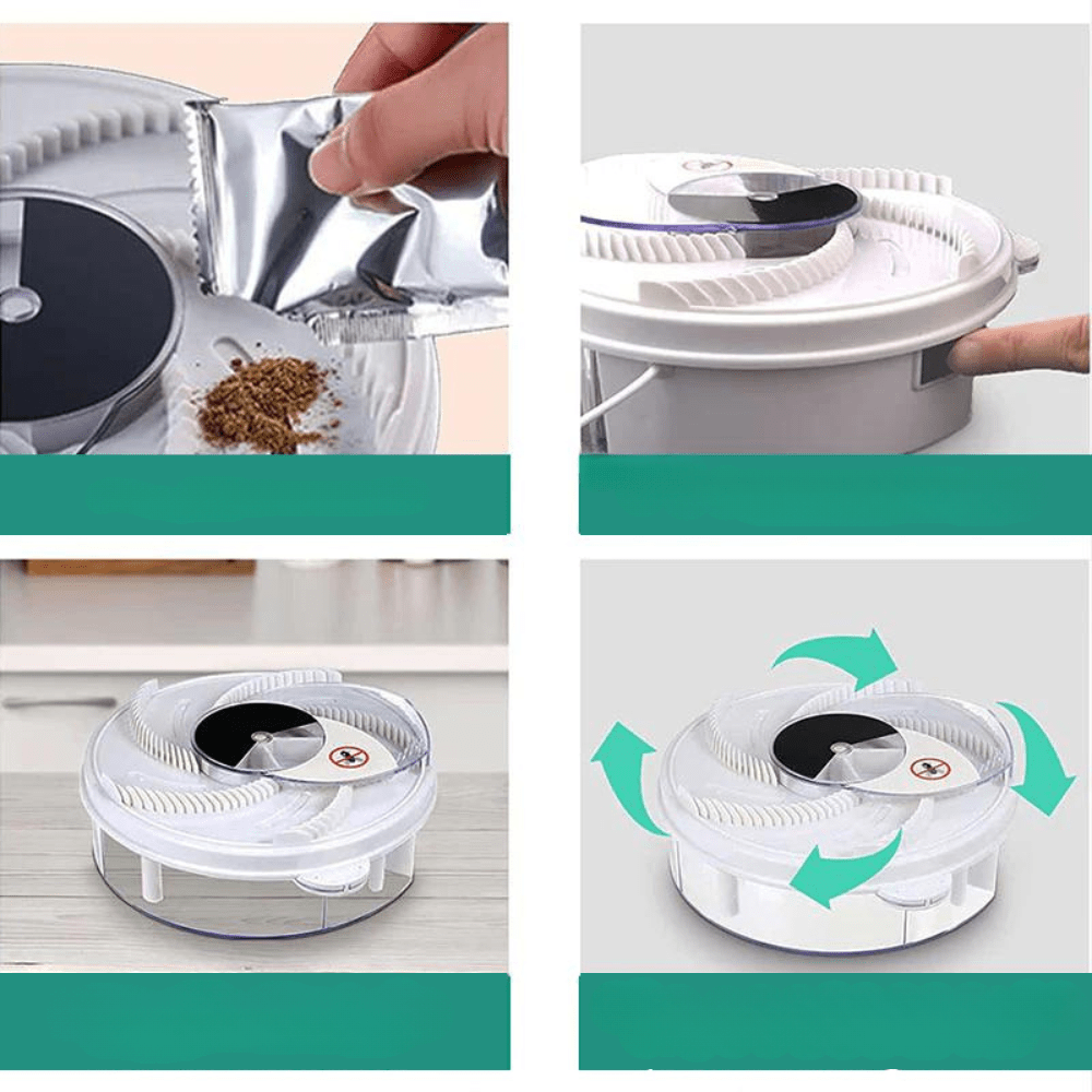 EverGuard Fly Trap With Quiet Energy Saving LED Insect Trap For Home