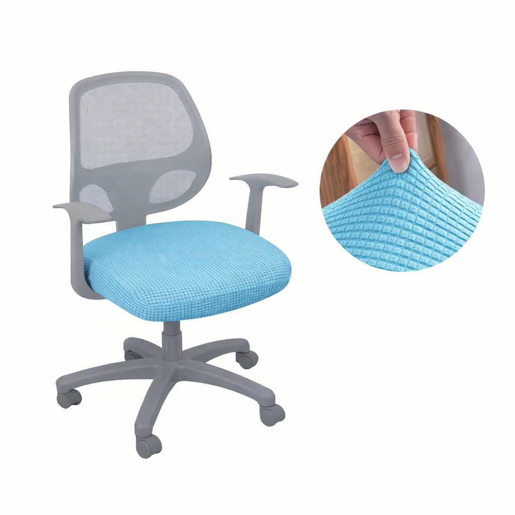 Husă elastică OfficeGuard cu despicătură pentru a menține scaunele curate și protejate